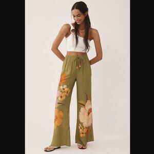 New S Farm Rio x Anthropologie placed floral pull-on pants in Chita Bella